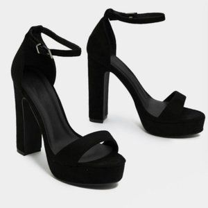 Step Things Up Suede Heel Size 8